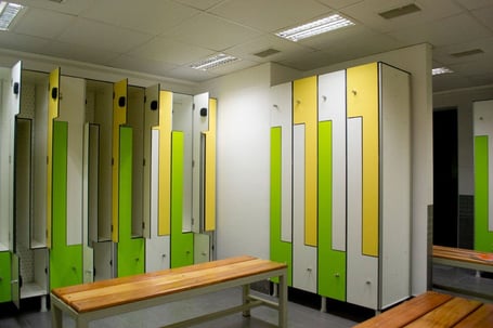 Using phenolic panels for lockers