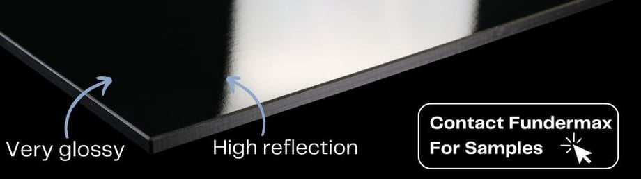 Contact Fundermax for Max Compact Interior Super Gloss samples