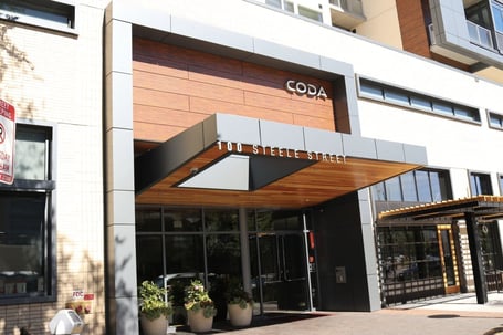 CODA apartment complex in Colorado using Fundermax panels