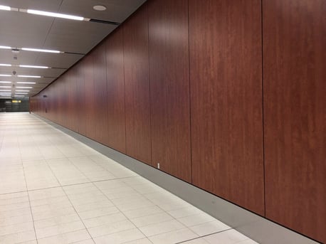 Airport of Calgary in Calgary, Canada; Fundermax Max Compact Interior