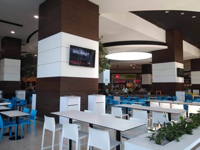 Benefits of Installing Interior HPL Cladding Panels - Food Court